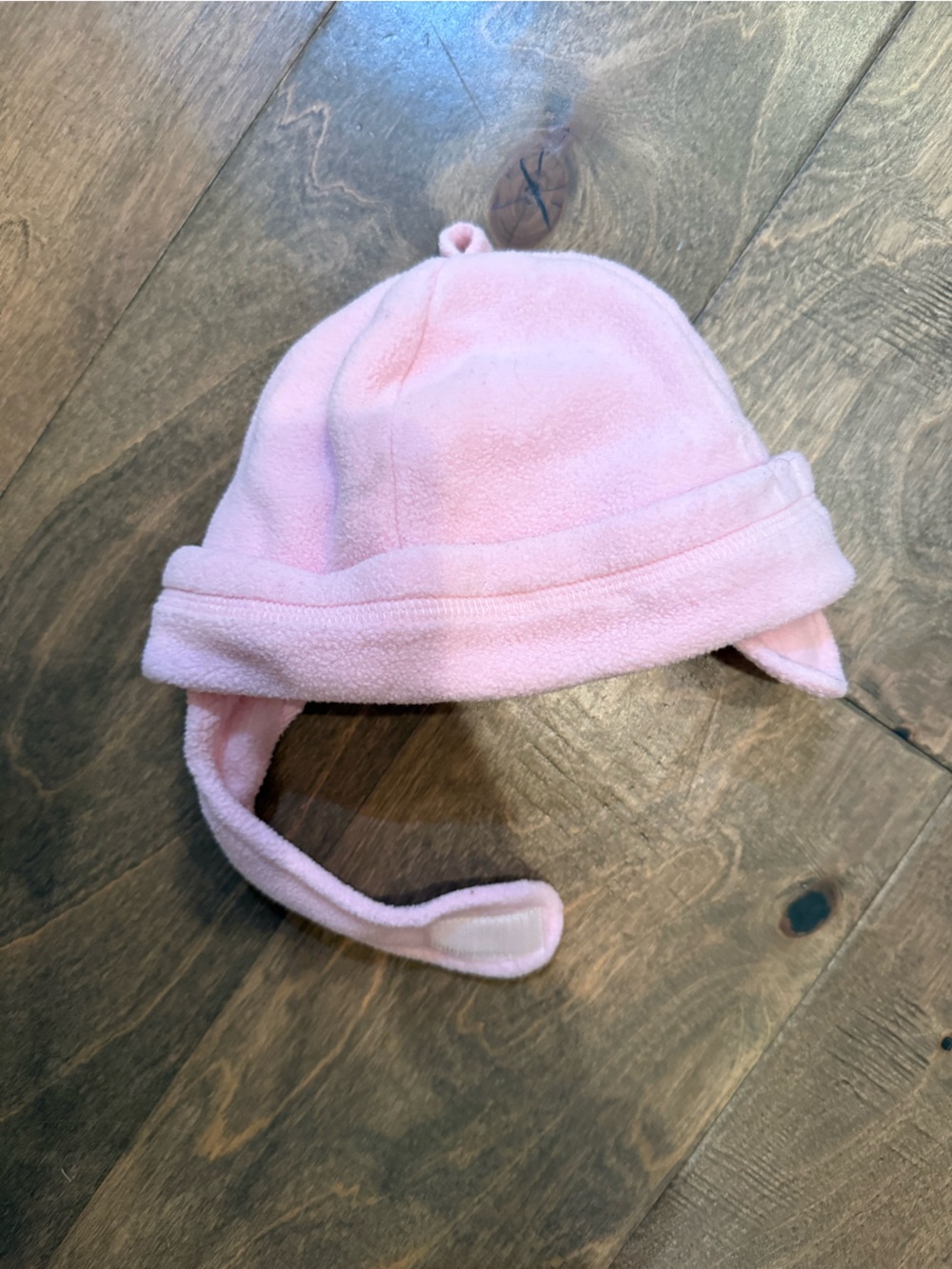 Widgeon Warmplus Pink Fleece Chin Strap Hat 6-12M